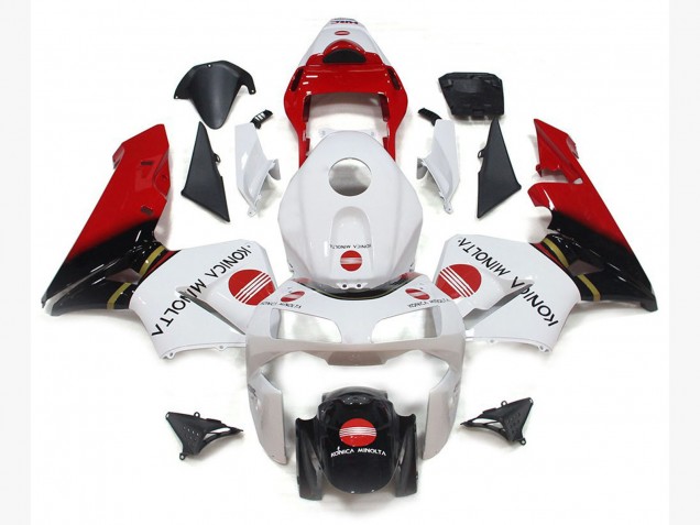 Konica Red 2003-2004 CBR600RR Motorcycle Fairings Konica Red 2003-2004 CBR600RR Motorcycle Fairings