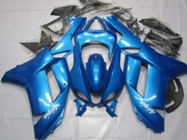 Light Blue 2007-2008 ZX6R Motorcycle Fairings