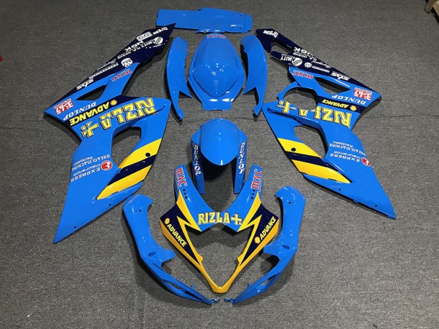Light Blue Rizla 2005-2006 GSXR 1000 Motorcycle Fairings Light Blue Rizla 2005-2006 GSXR 1000 Motorcycle Fairings