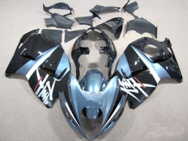 Light Blue and Black 1997-2007 GSXR 1300 Hayabusa Motorcycle Fairings