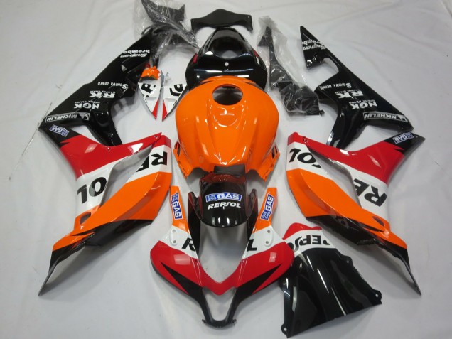 Light Orange Repsol 2007-2008 CBR600RR Motorcycle Fairings Light Orange Repsol 2007-2008 CBR600RR Motorcycle Fairings