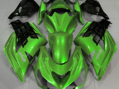 Liquid Green 2012-2021 ZX14R Motorcycle Fairings