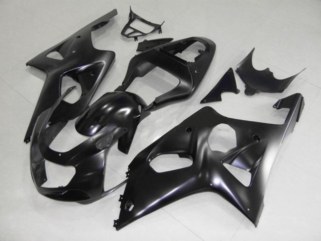 Matte Black 2000-2002 GSXR 1000 Motorcycle Fairings Matte Black 2000-2002 GSXR 1000 Motorcycle Fairings