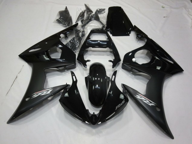 Matte Black 2003-2004 R6 Motorcycle Fairings Matte Black 2003-2004 R6 Motorcycle Fairings