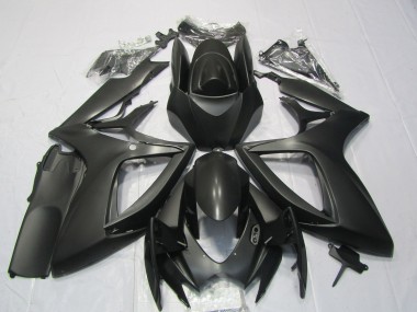 Matte Black 2006-2007 GSXR 600-750 Motorcycle Fairings