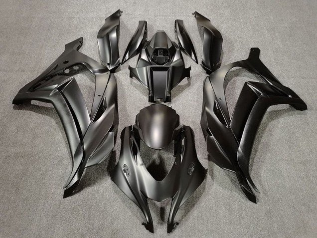 Matte Black 2016-2019 ZX10R Motorcycle Fairings Matte Black 2016-2019 ZX10R Motorcycle Fairings