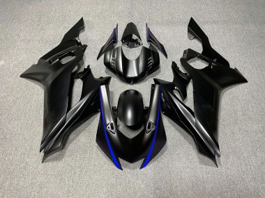 Matte Black & Blue Accents 2017-2021 R6 Motorcycle Fairings