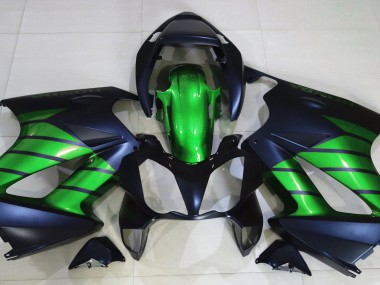Matte Black & Green 2002-2012 VFR800 Motorcycle Fairings
