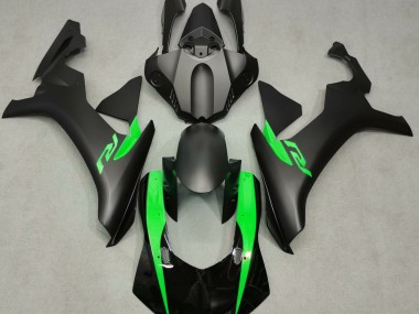 Matte Black & Green 2015-2019 R1 Motorcycle Fairings