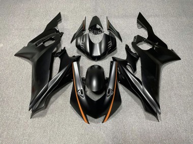 Matte Black & Orange Accents 2017-2021 R6 Motorcycle Fairings