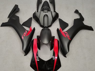 Matte Black & Pearl Red 2015-2019 R1 Motorcycle Fairings