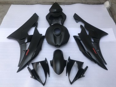 Matte Black Plain 2006-2007 R6 Motorcycle Fairings