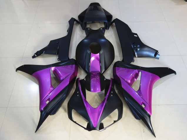 Matte Black Purple 2006-2007 CBR1000RR Motorcycle Fairings Matte Black Purple 2006-2007 CBR1000RR Motorcycle Fairings