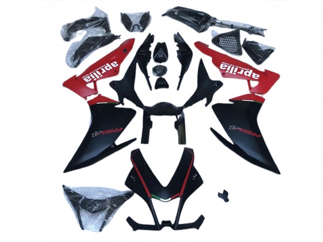 Matte Black & Red 2010-2015 RSV4 1000 Motorcycle Fairings Matte Black & Red 2010-2015 RSV4 1000 Motorcycle Fairings