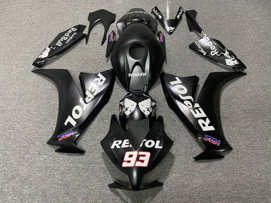 Matte Black Repsol 2012-2016 CBR1000RR Motorcycle Fairings