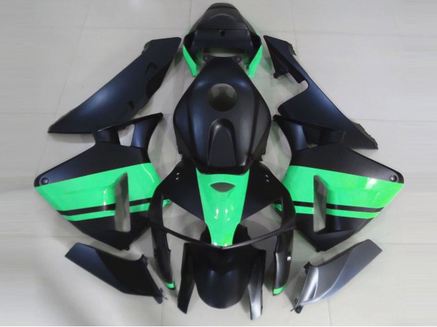 Matte Black & Special Green 2005-2006 CBR600RR Motorcycle Fairings Matte Black & Special Green 2005-2006 CBR600RR Motorcycle Fairings