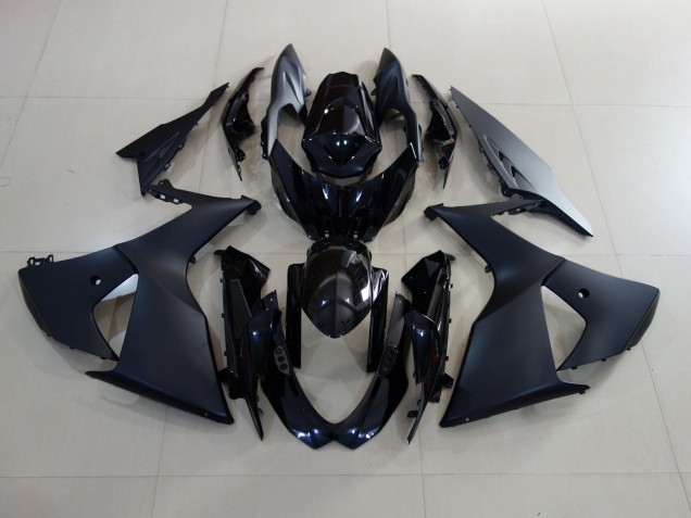 Matte Black and Gloss Black 2009-2016 GSXR 1000 Motorcycle Fairings Matte Black and Gloss Black 2009-2016 GSXR 1000 Motorcycle Fairings