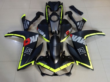 Matte Black and Yellow 2015-2018 R3 Motorcycle Fairings