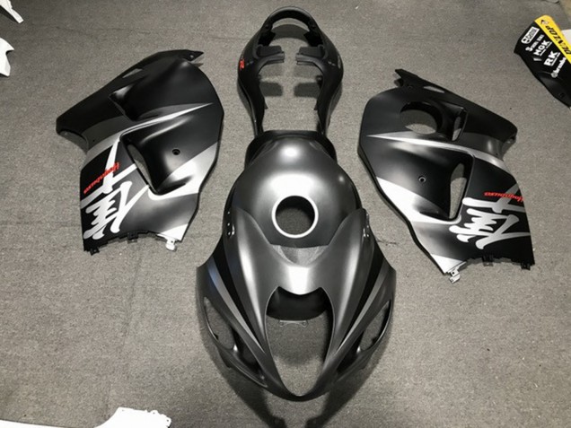 Matte Silver / Black 1997-2007 GSXR 1300 Hayabusa Motorcycle Fairings Matte Silver / Black 1997-2007 GSXR 1300 Hayabusa Motorcycle Fairings
