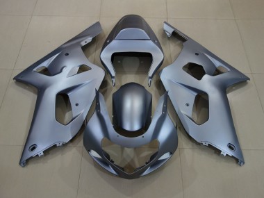 Matte Silver 2001-2003 GSXR 600-750 Motorcycle Fairings