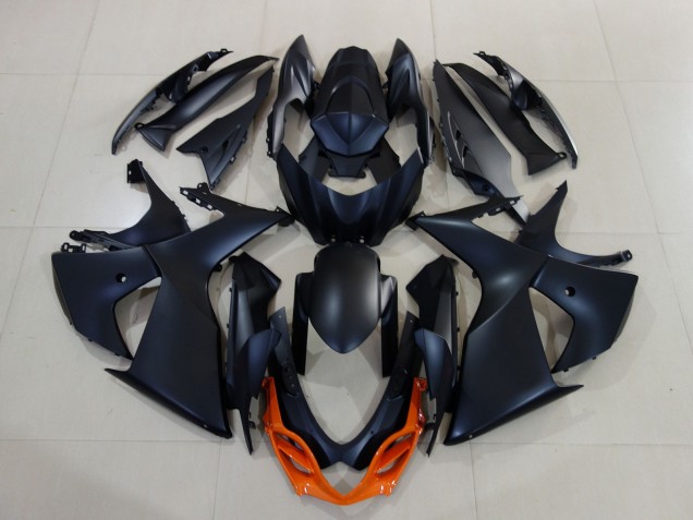 Matte and Orange 2009-2016 GSXR 1000 Motorcycle Fairings Matte and Orange 2009-2016 GSXR 1000 Motorcycle Fairings