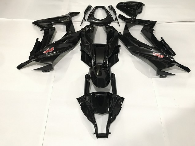 Metallic Black 2009-2012 ZX6R Motorcycle Fairings Metallic Black 2009-2012 ZX6R Motorcycle Fairings
