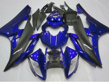 Metallic Blue & Black 2006-2007 R6 Motorcycle Fairings