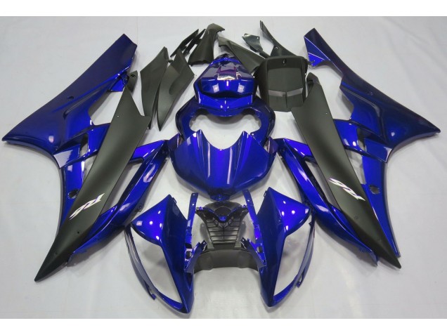 Metallic Blue & Black 2006-2007 R6 Motorcycle Fairings Metallic Blue & Black 2006-2007 R6 Motorcycle Fairings