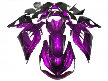 Mood Purple Gloss 2012-2021 ZX14R Motorcycle Fairings