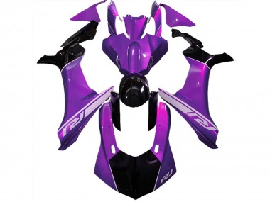 Mood Purple and Black 2015-2019 R1 Motorcycle Fairings