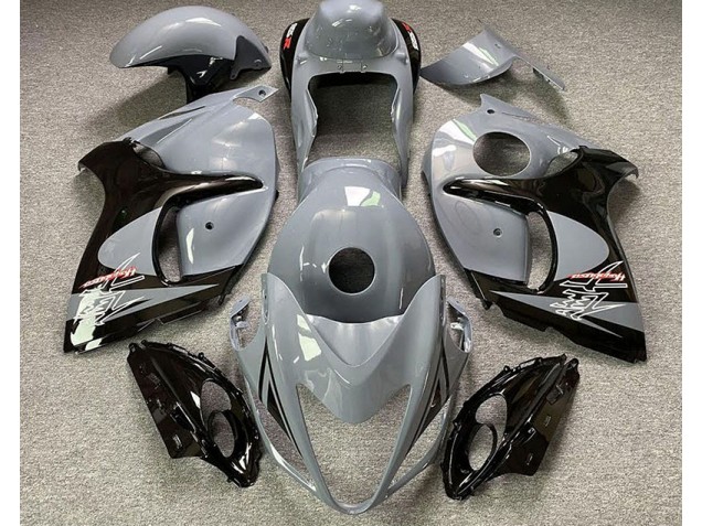 Nardo Grey & Black 2008-2020 GSXR 1300 Hayabusa Motorcycle Fairings Nardo Grey & Black 2008-2020 GSXR 1300 Hayabusa Motorcycle Fairings