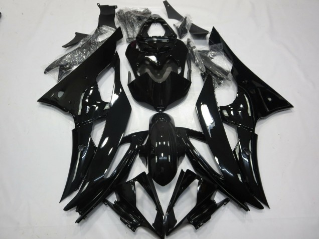 No.2 Gloss Black 2008-2016 R6 Motorcycle Fairings No.2 Gloss Black 2008-2016 R6 Motorcycle Fairings