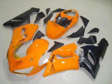 Orange Black 2005-2006 ZX6R Motorcycle Fairings