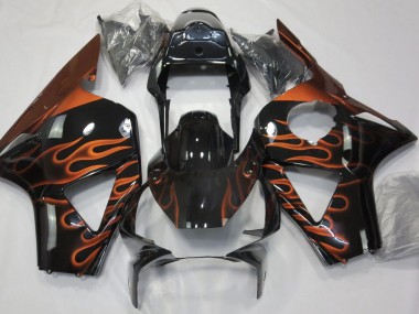 Orange Flame 2002-2003 CBR954RR Motorcycle Fairings