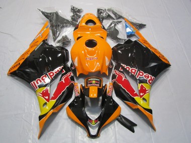 Orange Red Bull 2009-2012 CBR600RR Motorcycle Fairings