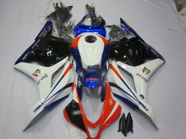 Orange and Blue 2009-2012 CBR600RR Motorcycle Fairings