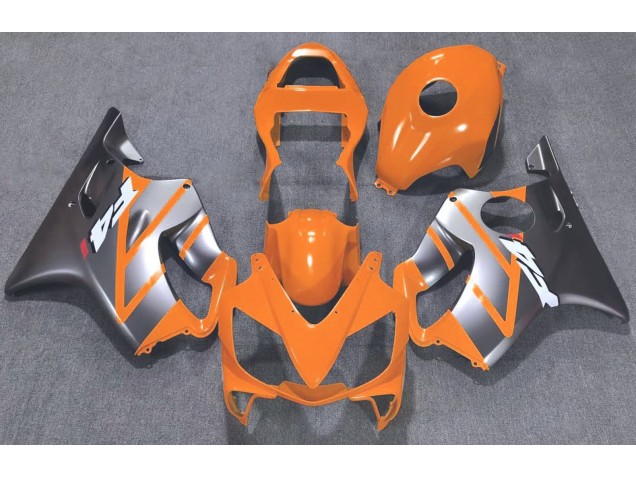 Orange and Matte Silver 2001-2003 CBR600 F4i Motorcycle Fairings Orange and Matte Silver 2001-2003 CBR600 F4i Motorcycle Fairings