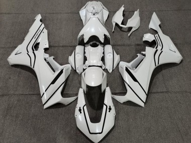 Pearl White and Black 2017-2023 CBR1000RR Motorcycle Fairings