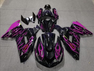 Pink Flame 2006-2011 ZX14R Motorcycle Fairings