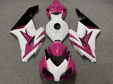 Pink White and Gloss Black 2004-2005 CBR1000RR Motorcycle Fairings