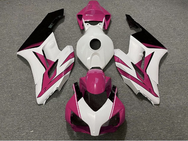 Pink White and Gloss Black 2004-2005 CBR1000RR Motorcycle Fairings Pink White and Gloss Black 2004-2005 CBR1000RR Motorcycle Fairings