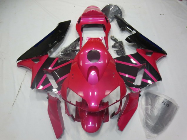Pink and Black 2003-2004 CBR600RR Motorcycle Fairings Pink and Black 2003-2004 CBR600RR Motorcycle Fairings