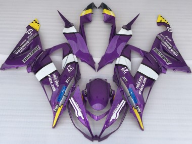 Purple Logo Style 2013-2018 ZX6R Motorcycle Fairings