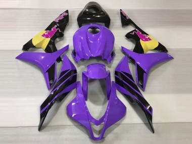 Purple & Pink Bull 2007-2008 CBR600RR Motorcycle Fairings
