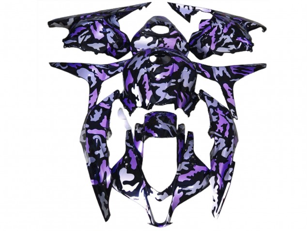 Purple Snow Camo 2009-2012 CBR600RR Motorcycle Fairings Purple Snow Camo 2009-2012 CBR600RR Motorcycle Fairings