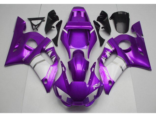 Purple & White 1998-2002 R6 Motorcycle Fairings Purple & White 1998-2002 R6 Motorcycle Fairings