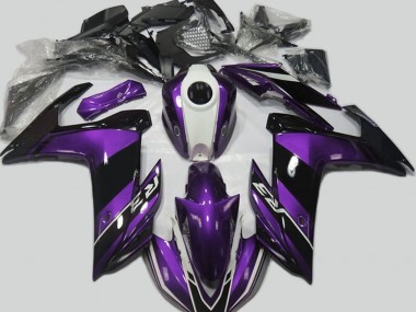 Purple and Gloss Black 2015-2018 R3 Motorcycle Fairings