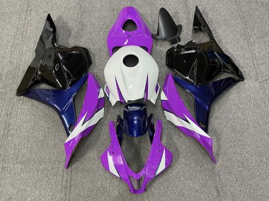 Purple and White 2009-2012 CBR600RR Motorcycle Fairings