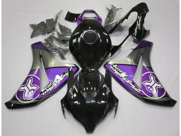 Purple on Black Custom 2008-2011 CBR1000RR Motorcycle Fairings Purple on Black Custom 2008-2011 CBR1000RR Motorcycle Fairings