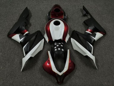 Racing Red and Black 2009-2012 CBR600RR Motorcycle Fairings